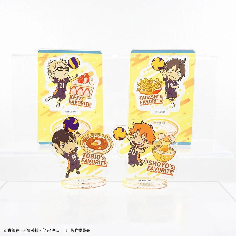 Haikyuu!! Chara Gourmet Acrylic Stand 2 20Pack Box Candy Toy JAPAN OFFICIAL