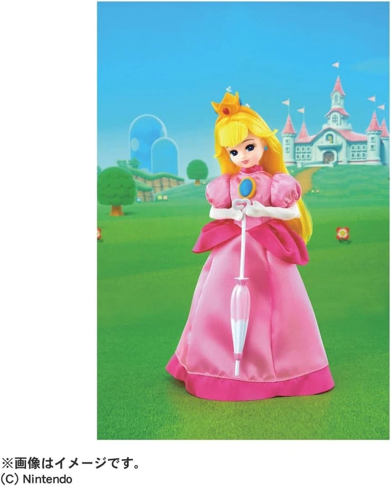 Takara Tomy Licca Chan Super Mario Princess Peach Style Doll JAPAN OFFICIAL