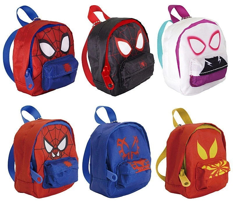 Spider-Man Mini Backpack SPIDER-MAN MIX Complete Set Capsule Toy JAPAN OFFICIAL