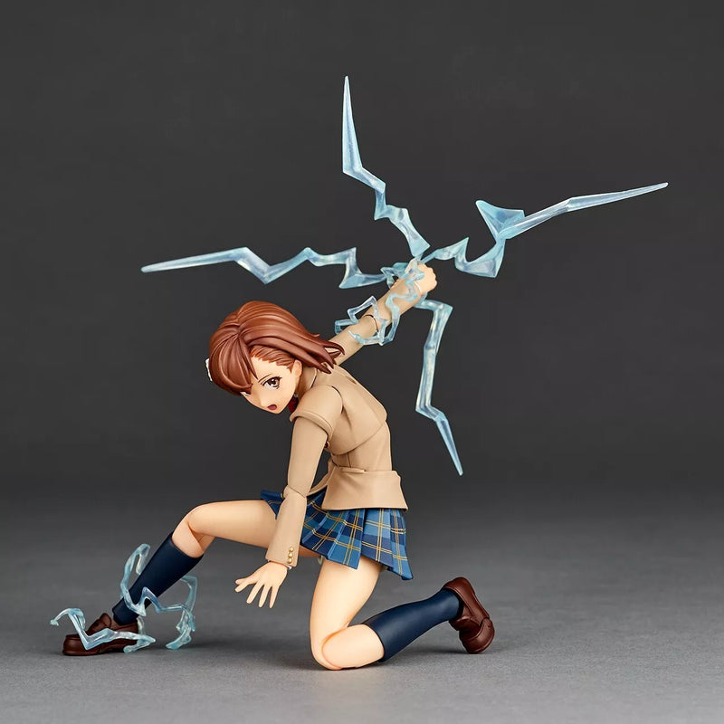 Revoltech Toaru Kagaku no Railgun Mikoto Misaka Winter Uni Ver. Figura d'azione