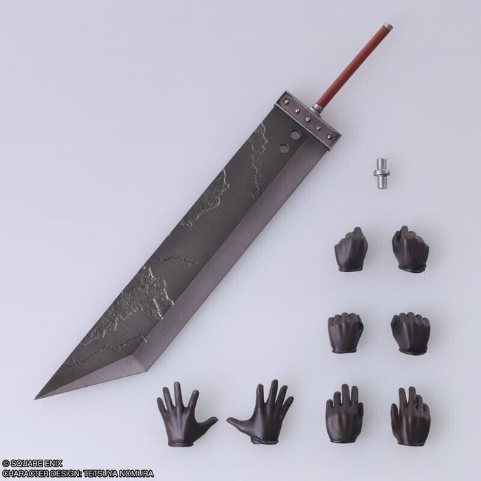 Square Enix Final Fantasy VII Traer Arts Zack Fair Action Figura Oficial de Japón