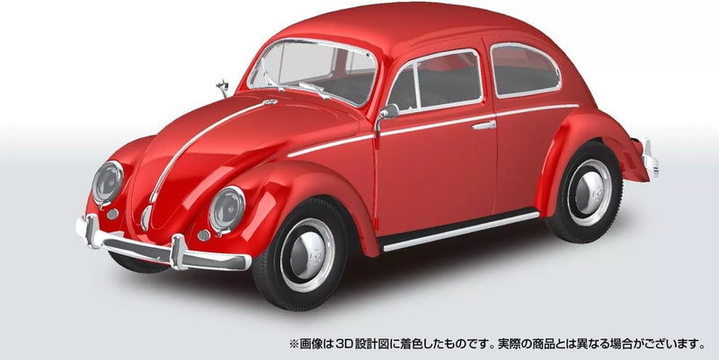 RakuPla Snap Kit Volkswagen Beetle Ruby Red No.20-RR Modellbausatz JAPAN