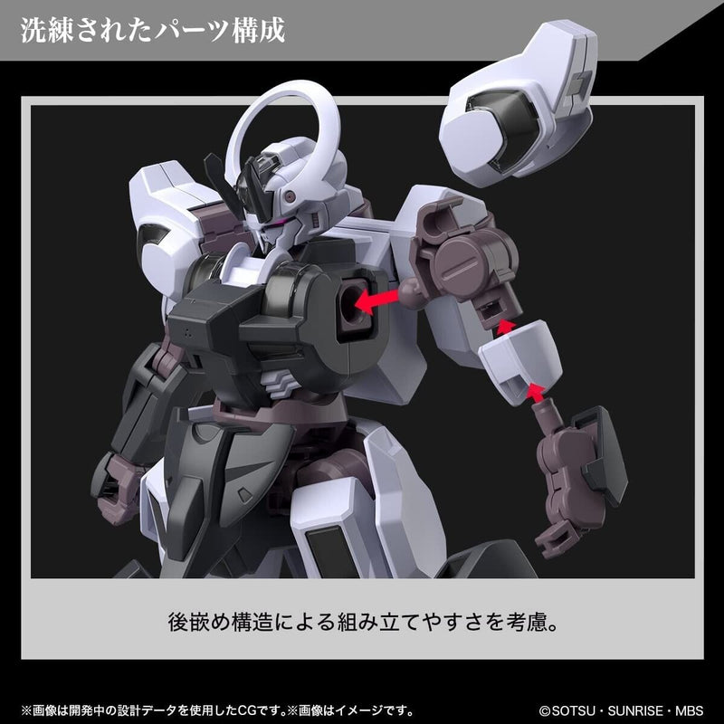 Bandai HG 1/144 sorcière de Mercury Schwarzette Gundam Model Kit Japon officiel