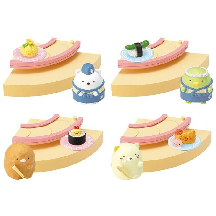 Re-Ment Sumikko Gurashi Sumikko Conveyor Belt Sushi Full Set of 8 Figure JAPAN