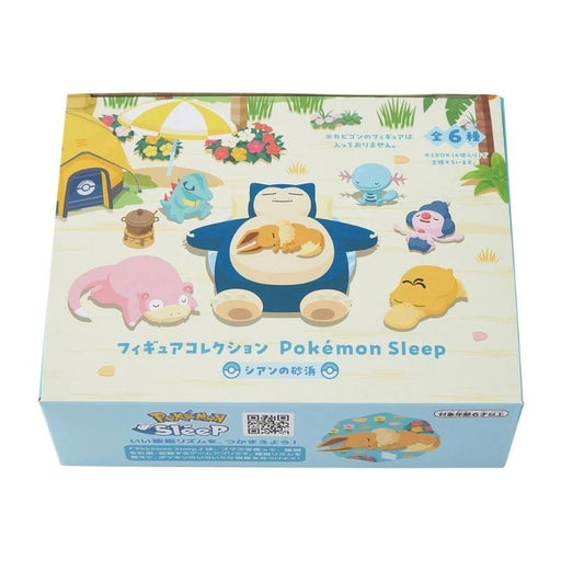 Pokemon Center Original Pokemon Sleep Cyan Beach Figures Box JAPAN OFFICIAL