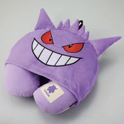 Pokemon Hooded Neck Pillow Gengar JAPAN OFFICIAL