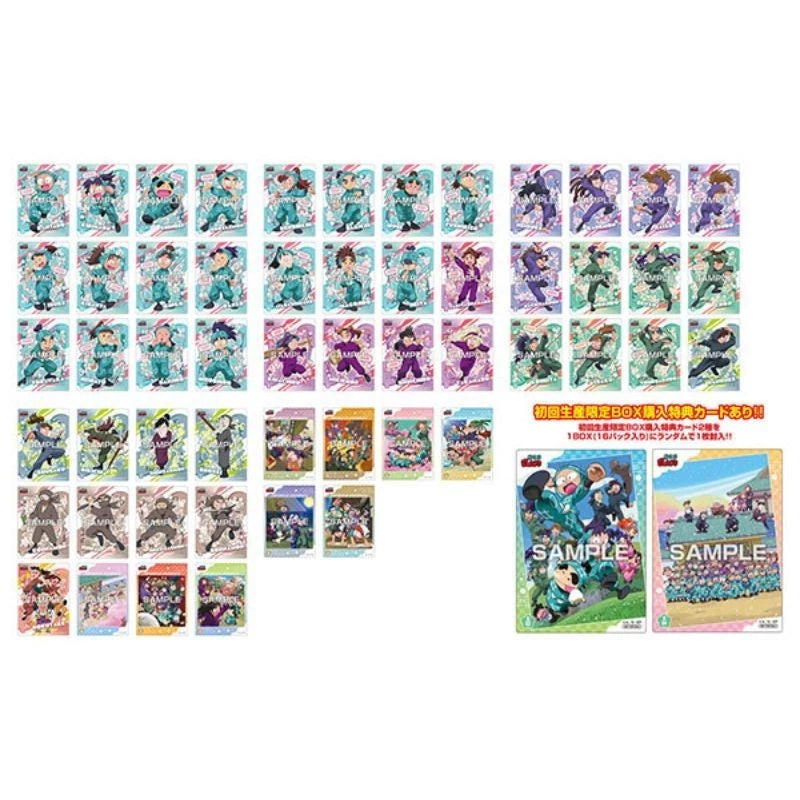 Nintama Rantaro Clear Card Collection Gum 2 First Press 16Pack Box TCG Candy Toy