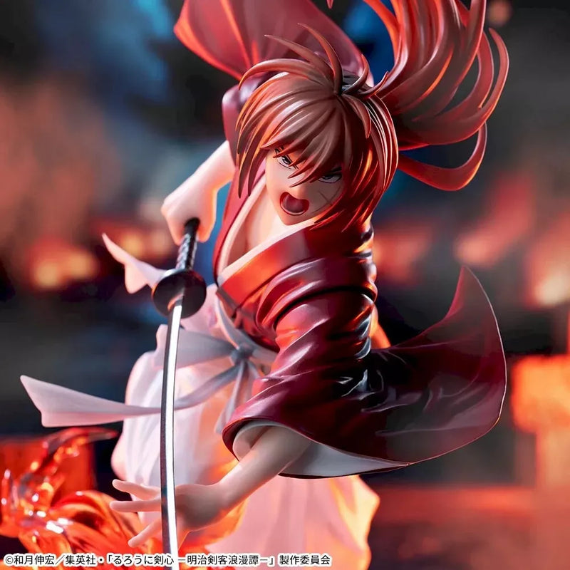 Luminasta Rurouni Kenshin Meiji Espadachim História Romântica Kenshin Himura Figura