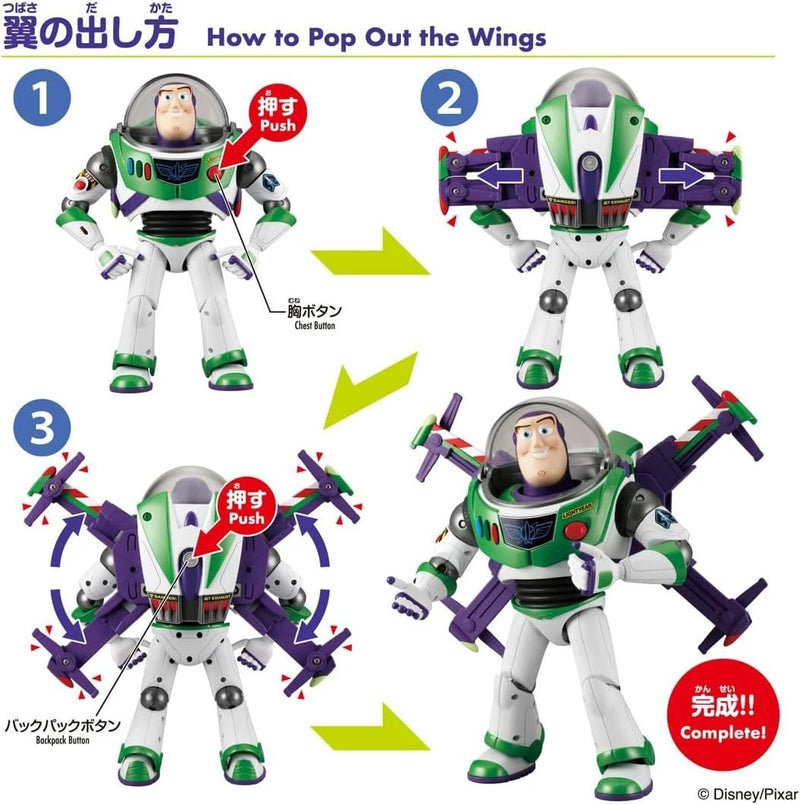 Takara Tomy Real Size Talking Figure Toy Story 5 Buzz Lightyear Hi Tech JAPAN