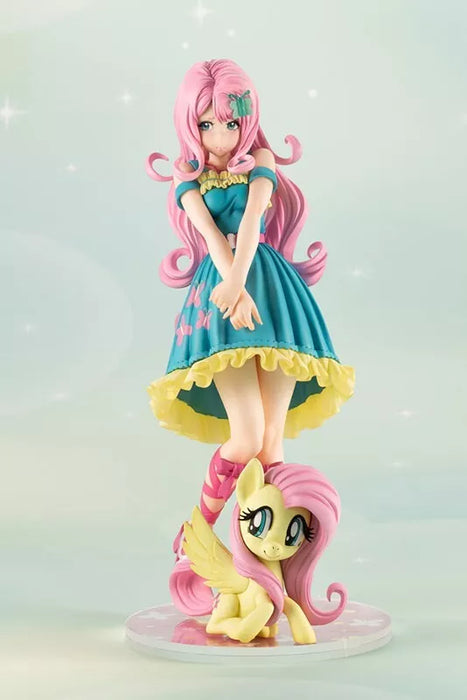 Kotobukiya mi pequeño pony bishoujo fluttershy 1/7 figura oficial de japón