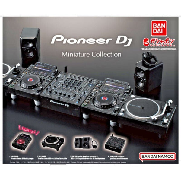 BANDAI Pioneer DJ Miniature Collection All 4 types Figure Capsule