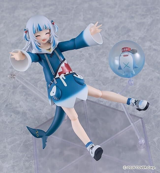Figma Hololive Production Gawr Gura Acción Figura Japón Oficial