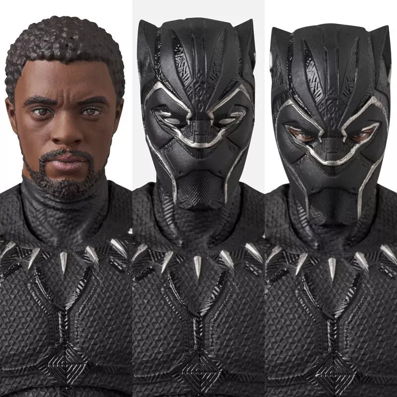 Medicom Toy Mafex n. 230 Black Panther Ver.1.5 Action Figure Giappone Funzionario