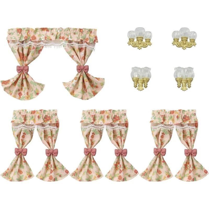 Epoch Sylvanian Families Furniture Lamp Shade Curtain Set KA-627 JAPAN OFFICIAL