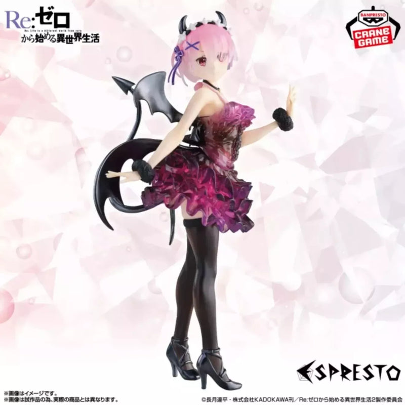 Banpresto Re:Zero ESPRESTO Clear&Dressy Ram Couleur spéciale ver. Figurine JAPON