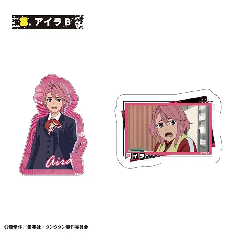 Dandadan W Diecut Clear Sticker 15Pack BOX Candy Toy JAPAN OFFICIAL