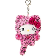 Sanrio Gal Cat Mascot Holder Hello Kitty Pink Plush JAPAN OFFICIAL