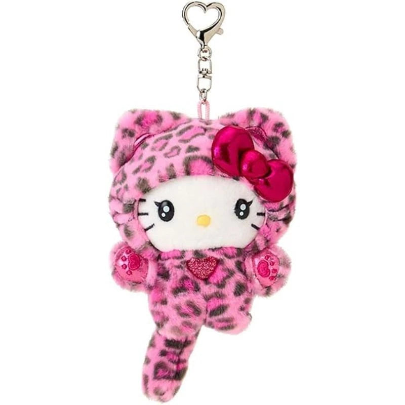 Sanrio Gal Cat Mascot Holder Hello Kitty Pink Plush JAPAN OFFICIAL