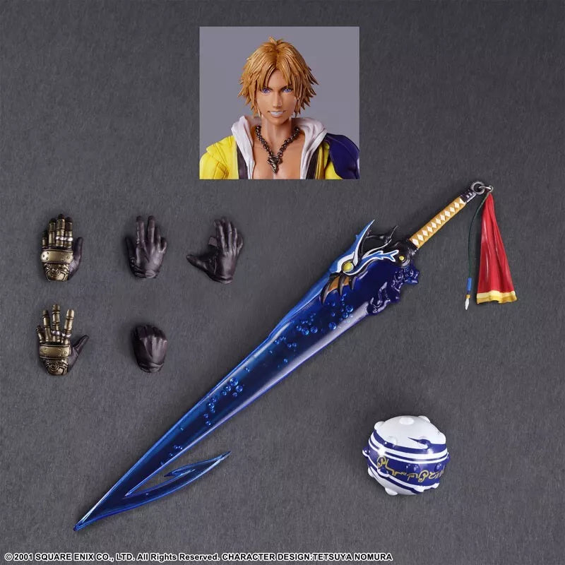 Square Enix Final Fantasy X PLAY ARTS Kai Tidus Action Figure JAPAN OFFICIAL