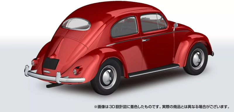 RakuPla Snap Kit Volkswagen Beetle Ruby Red No.20-RR Modellbausatz JAPAN