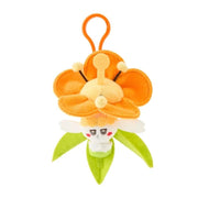 Pokemon Center Original Full Bloom Flabebe Orange Flower Plush Keychain JAPAN