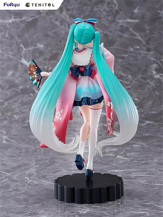 Furyu Tenitol Hatsune Miku Neo Tokyo Series Kimono Figura Japão Oficial