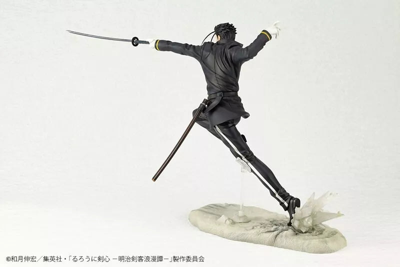 Kotobukiya Artfx J Rurouni Kenshin Hajime Saito 1/8 Figure Japon officiel