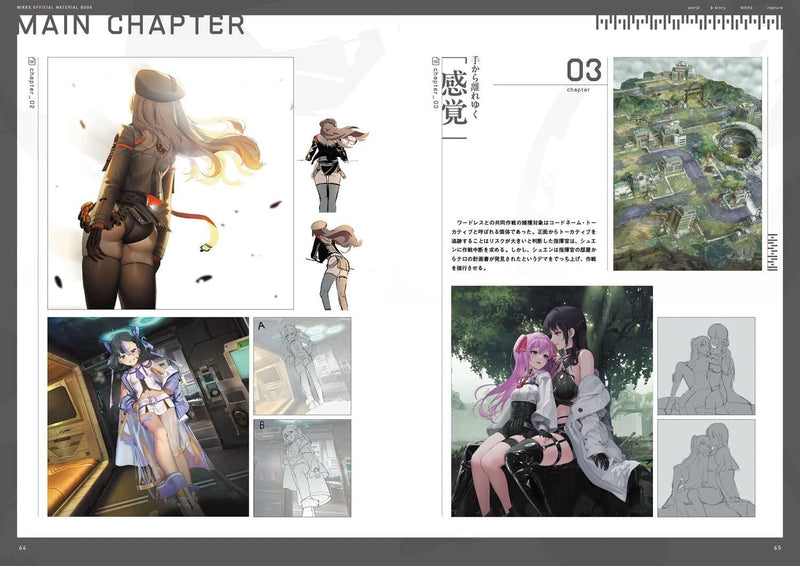 Goddess of Victory Nikke Official Setting Material Collection Book JAPAN