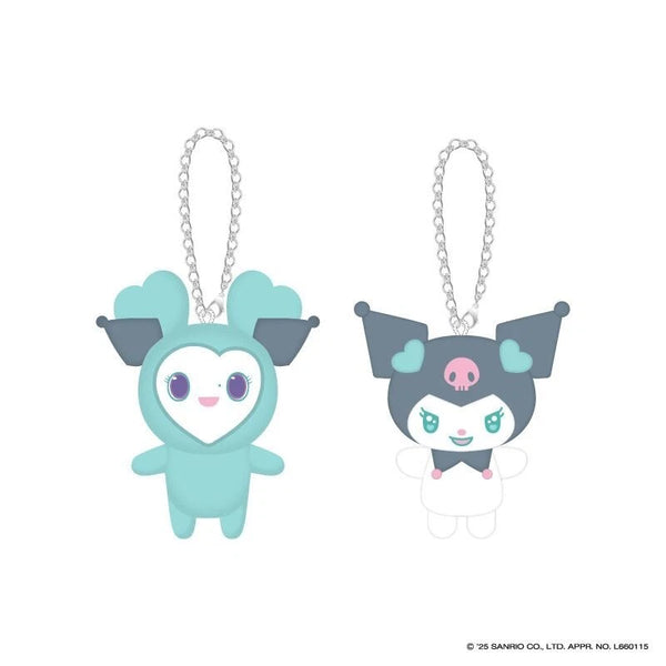 TWICE LOVELYS x Sanrio Characters Bag Charm Mively x Kuromi Set of