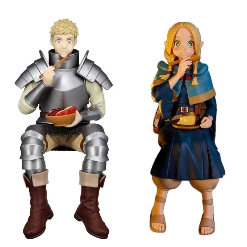 FuRyu Noodle Stopper Delicious in Dungeon Laios & Marcille 2 Set Figure JAPAN