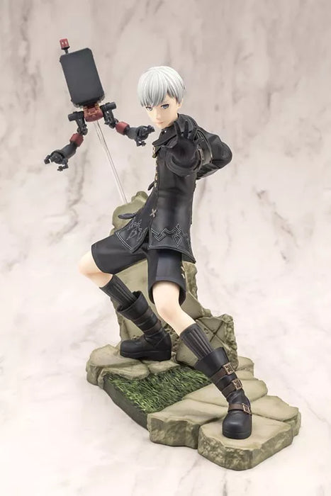 Kotobukiya Artfx J Nier: Automata Ver1.1A 9S 1/8 Figura Giappone Funzionario