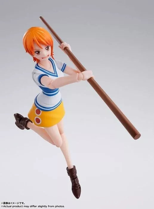 Bandai S.H.Figuarts One Piece Romance Dawn Nami Acción Figura Oficial de Japón