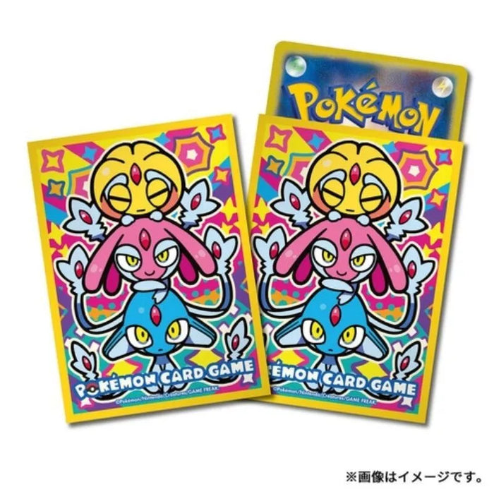 Pokemon Center Original Card Sleeves Colorful Triple Uxie & Mesprit & Azelf