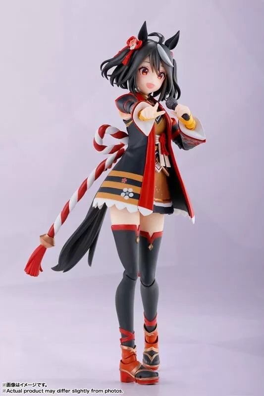 Bandai S.H.Figuarts Umamusume Pretty Derby Kitasan Black Action Figura Japón
