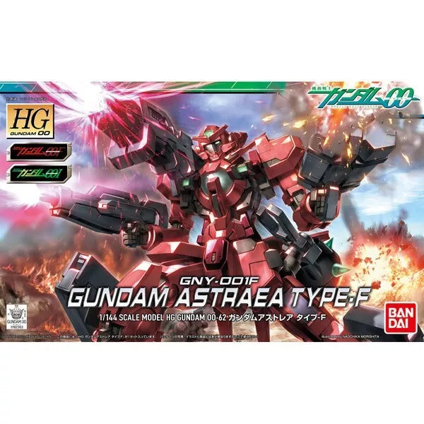 Bandai HG Gundam 00-62 GNY-001F Gundam Astraea Type-F 1/144 Kit de modelo Japón