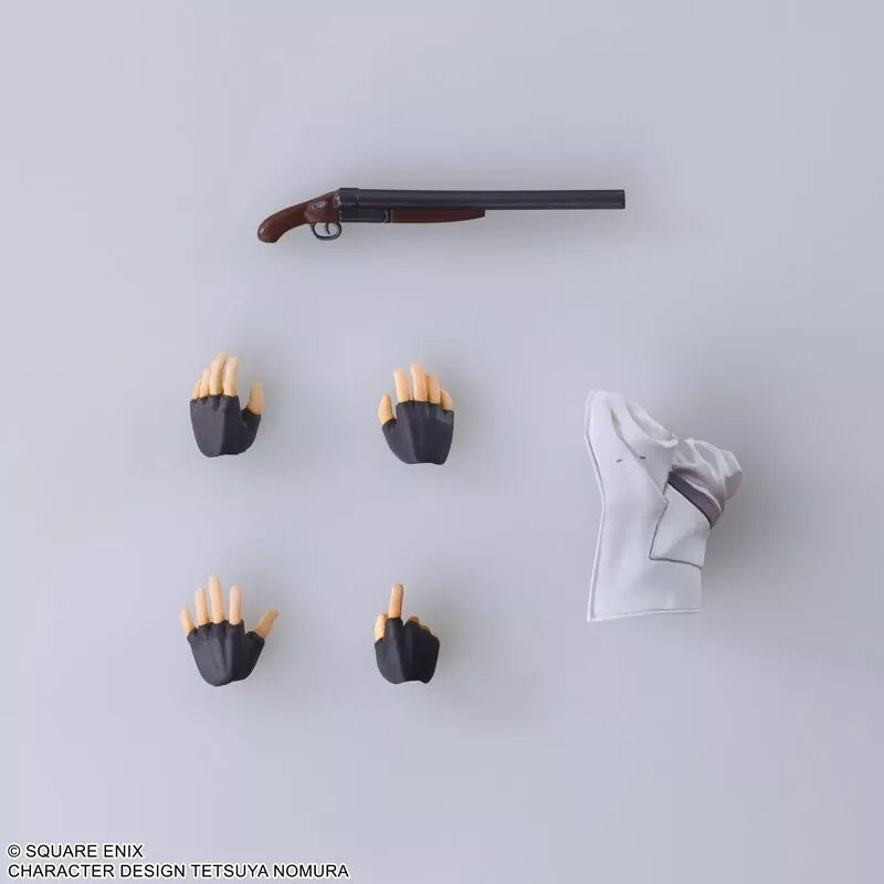 Square Enix Final Fantasy VII traz artes Rufus Shinra Action Figure JAPÃO