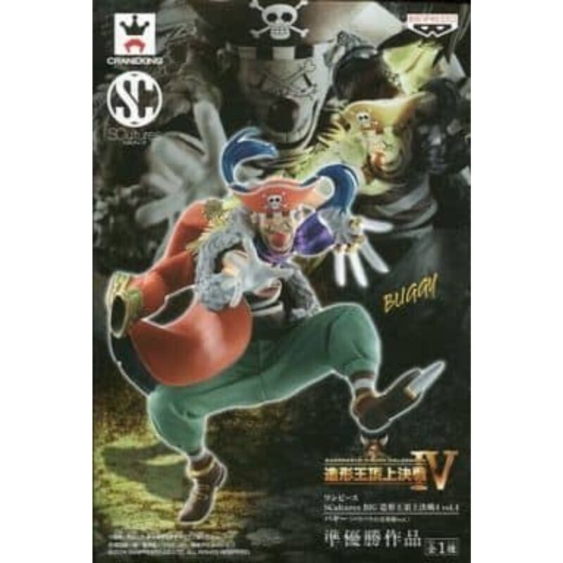 Banpresto One Piece Cultures Big Colosseum 4 Buggy Figure JAPAN OFFICIAL