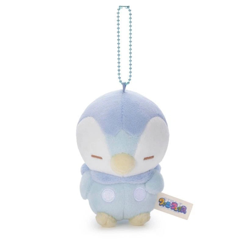 Pokemon Pokepeace Piplup Plush Keychain Funny Face Ver. JAPAN OFFICIAL