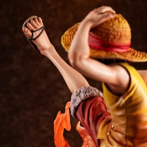 Figurine P.O.P ONE PIECE NEO-MAXIMUM Luffy & Ace Bonds of Brothers 20e édition limitée