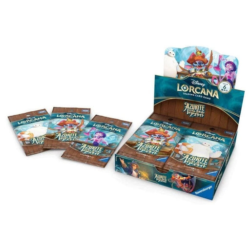 lorcana azurite cards Disney Lorcana Azurite Sea Japanese Ver. Booster Pack Box TCG JAPAN OFFICIAL 1 Box
