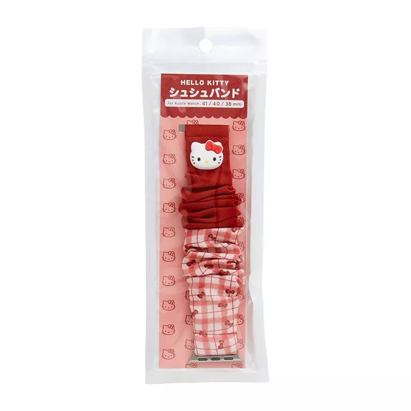 Sanrio Hello Kitty Apple Watch Compatible Scrunchie Band JAPON OFFICIEL