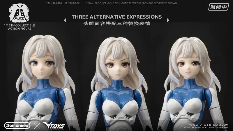 Romankey x Vtoys Muse 1/12 Action Figure Japon Officiel