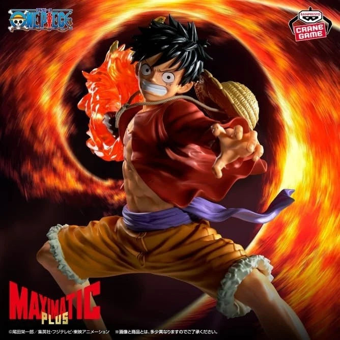 Banpresto MAXIMATIC Plus One Piece Monkey D Luffy 2 Figure JAPAN OFFICIAL