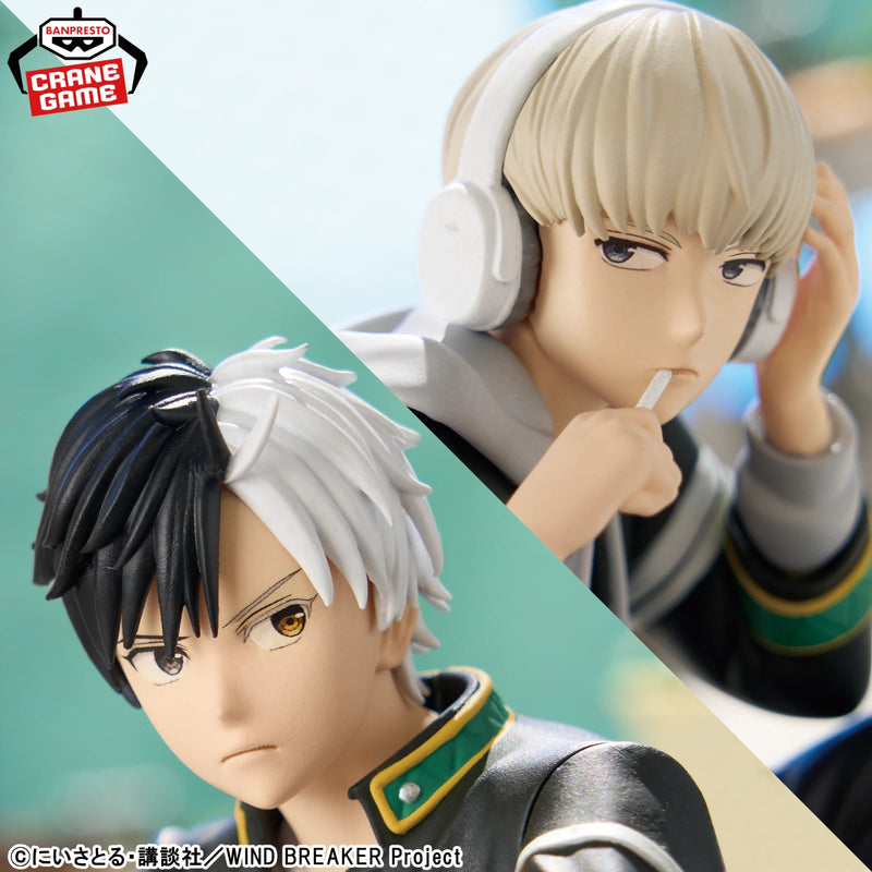 Banpresto WIND BREAKER Ren Kaji et Haruka Sakura C'est l'heure de discuter ! 2 figurines