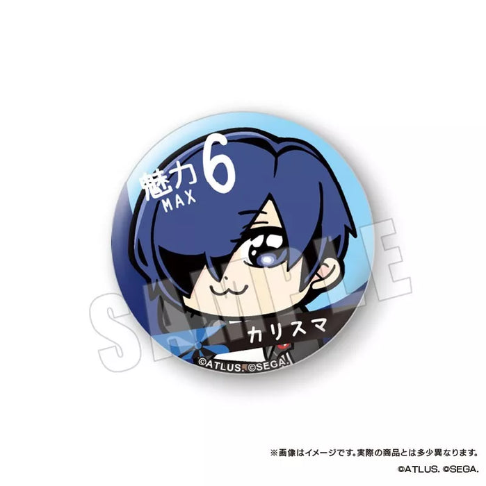 Persona 3 Reload Protagonist x Bkub Tin Badge Complete Set JAPAN OFFICIAL