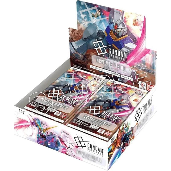 newtype rising 10BOX テープ付き　gd01 BANDAI Gundam Card Game Newtype Rising GD01 Booster Pack Box TCG