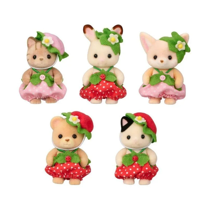 Epoch Sylvanian Families baby doll Set Strawberry Doll JAPAN OFFICIAL ToysOneJapan