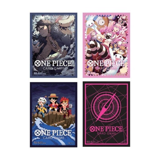 BANDAI One Piece Card Game Card Sleeve 6 All 4 types set JAPAN OFFICIAL