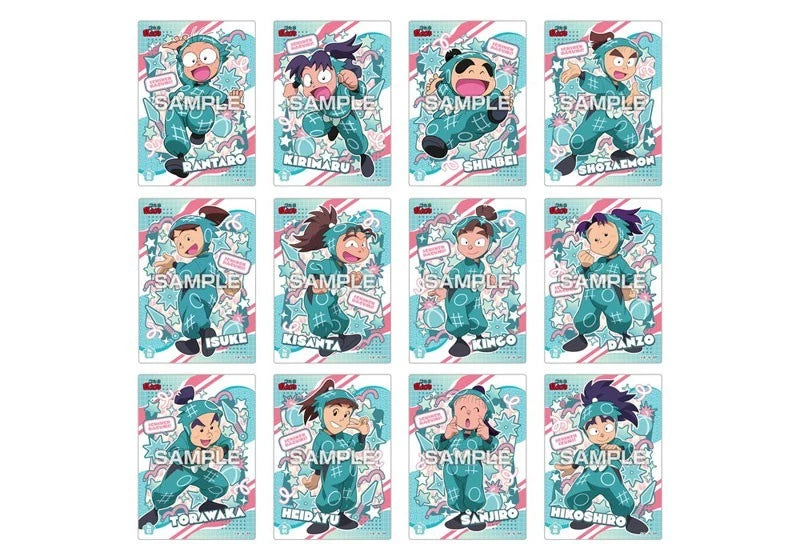 Nintama Rantaro Clear Card Collection Gum 2 First Press 16Pack Box TCG Candy Toy