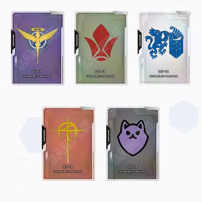 BANDAI Gundam Card Game Storage Box & Resource Card Set EVX07 JAPAN OFFICIAL